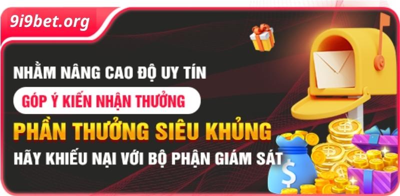 Khuyến Mãi i9bet Góp Ý Nhận Thưởng